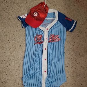Baseball jersey dress costume